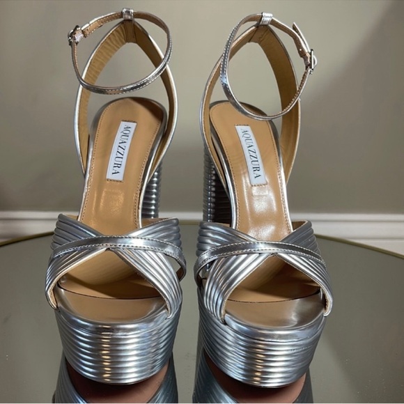 Aquazzura Sundance 140 Platform heeled sandals - Picture 8 of 16